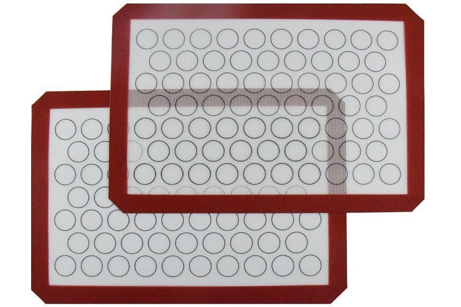 Homankit Silicone Baking Mat, Set of 2 Half Sheet (11 5/8" x 16 1/2") - Non Stick Silicon Liner for Bake Pans...