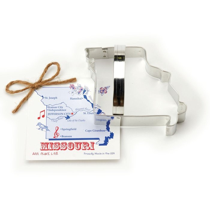 Missouri Cookie and Fondant Cutter - Ann Clark - 4.4 Inches - US Tin Plated Steel