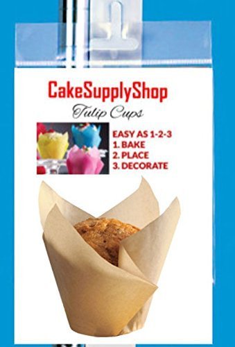 Cakesupplyshop Item#9910a - 24pack Decorative Tulip Cupcake Baking Cup Deocrations Liner (Gold & Silver) N5