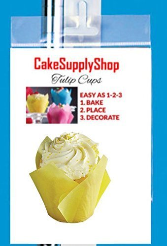 Cakesupplyshop Item#9910a - 24pack Decorative Tulip Cupcake Baking Cup Deocrations Liner (Gold & Silver) N7