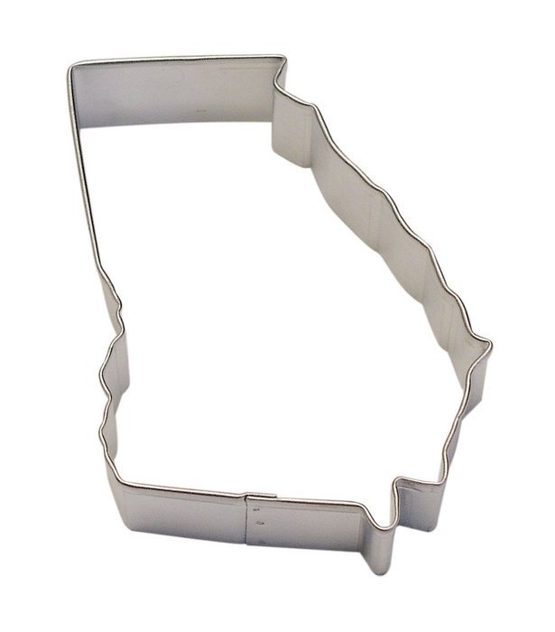 R&M Georgia State Cookie Cutter in Durable, Economical, Tinplated Steel