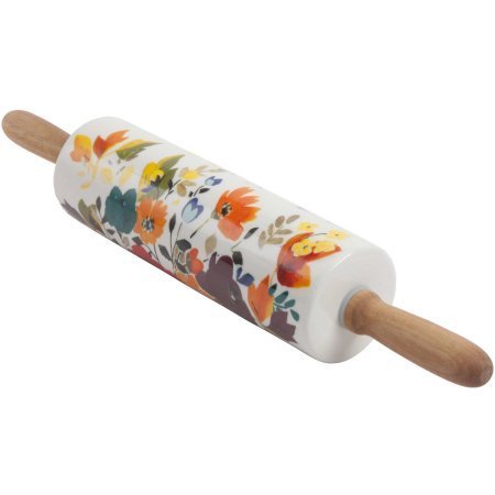 The Pioneer Woman Timeless Floral 18.5" Ceramic Rolling Pin