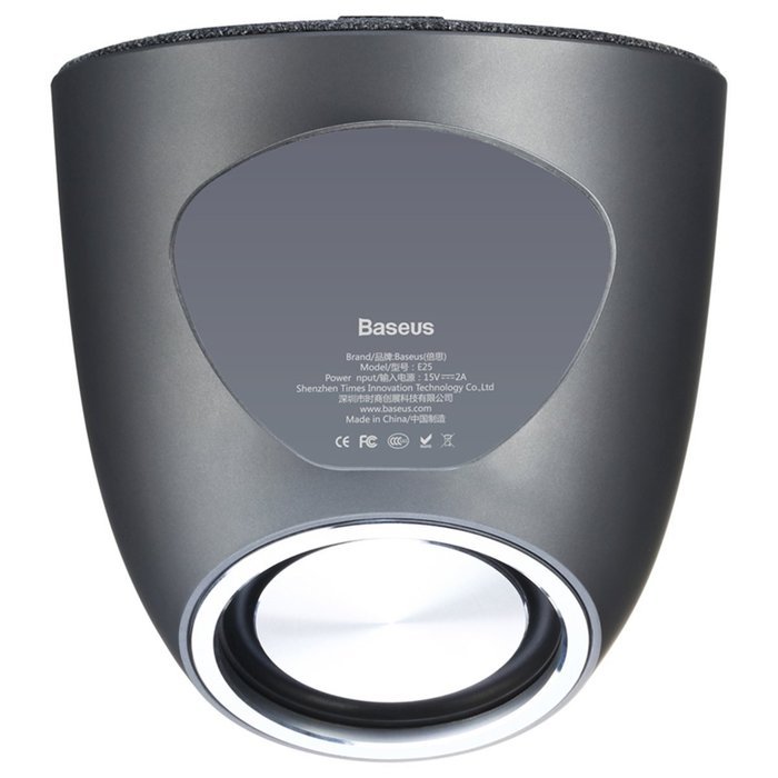 Baseus E25 Hi-one Desktop Wireless Bluetooth Speaker Audio Player Sound Box Bluetooth V2.1 NFC Connection Grey... N6