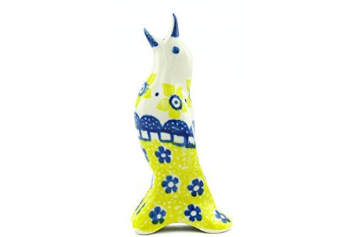 Polish Pottery Pie Bird 4-inch Sunshine N3