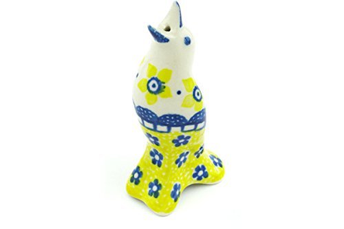 Polish Pottery Pie Bird 4-inch Sunshine N4