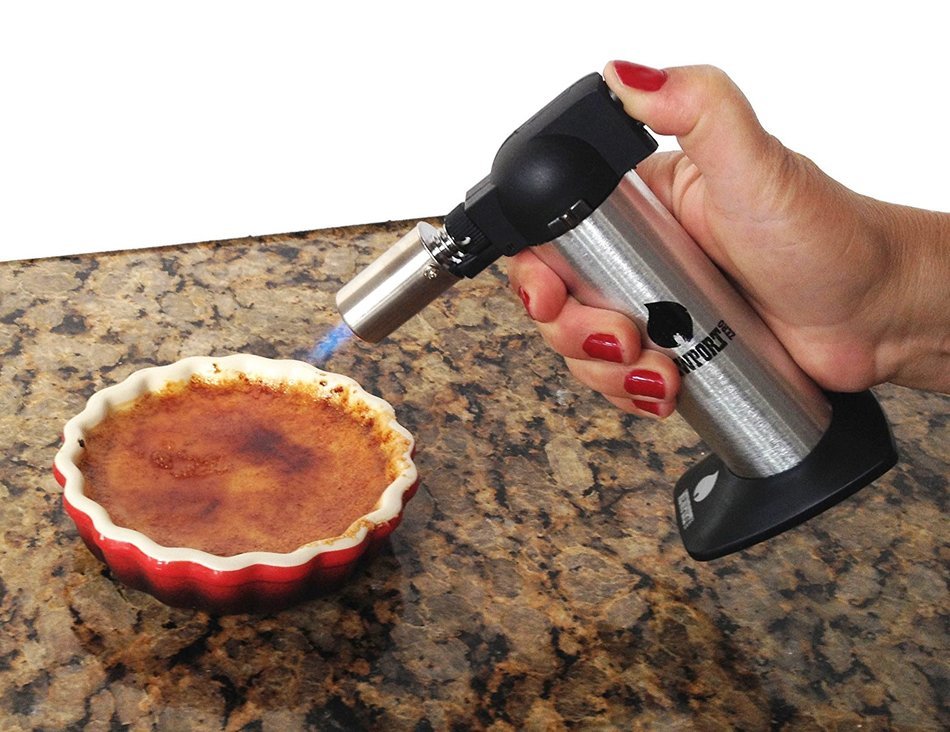 Creme Brulee Culinary Kitchen Torch - Cooking Torch & Multifunction Butane Torch Lighter - Intense Adjustable... N2