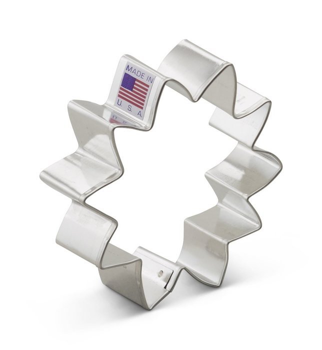 Ann Clark Sunflower Cookie Cutter - 3.5 Inches - Tin Plated Steel