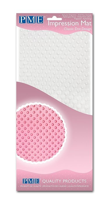 PME Classic Dot Design Impression Mat, Transparent