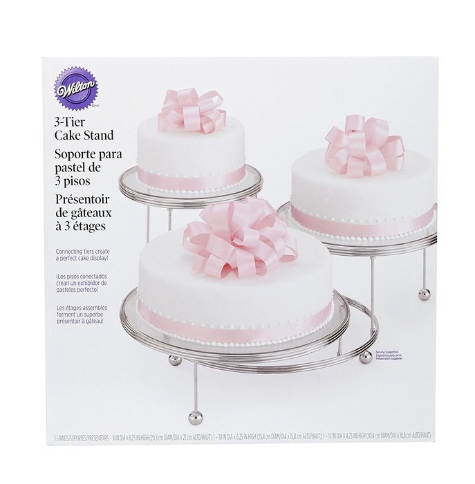 Wilton 307-859 3-Tier Cakes and Cupcake Stand N2