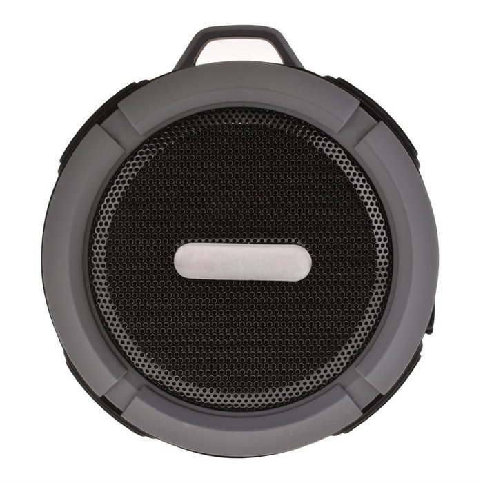 Portable Wireless Bluetooth Outdoor Speaker, with Suction Cup/Mic/Hands-Free Speakerphone, Gray N3