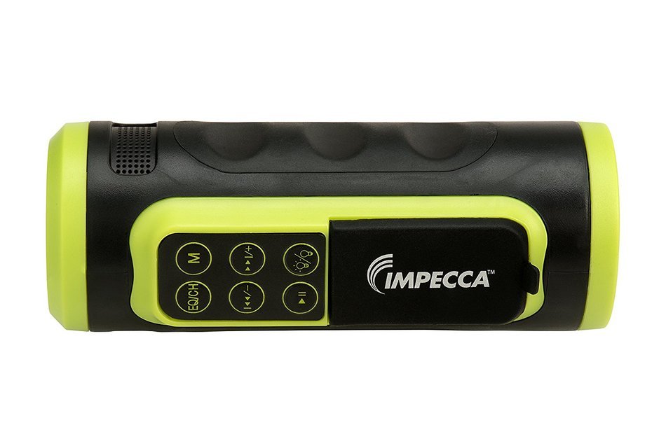 Impecca Bluetooth Bicycle Speaker with Headlight (Green) N3