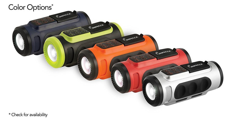 Impecca Bluetooth Bicycle Speaker with Headlight (Green) N19