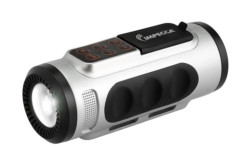 Impecca Bluetooth Bicycle Speaker with Headlight (Green) N30