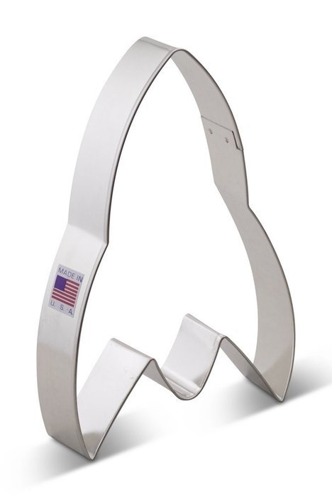 Ann Clark Rocket Cookie Cutter - 5.75 Inches - Tin Plated Steel