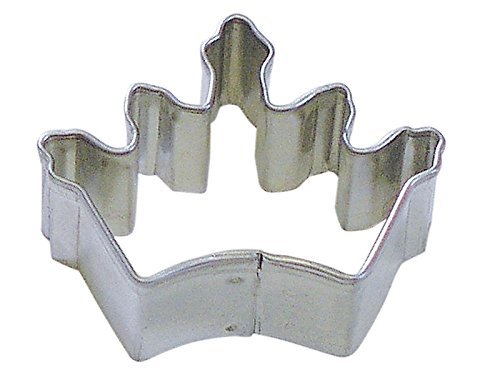 R&M Mini Crown Coronation Cookie Cutter in Durable, Economical, Tinplated Steel