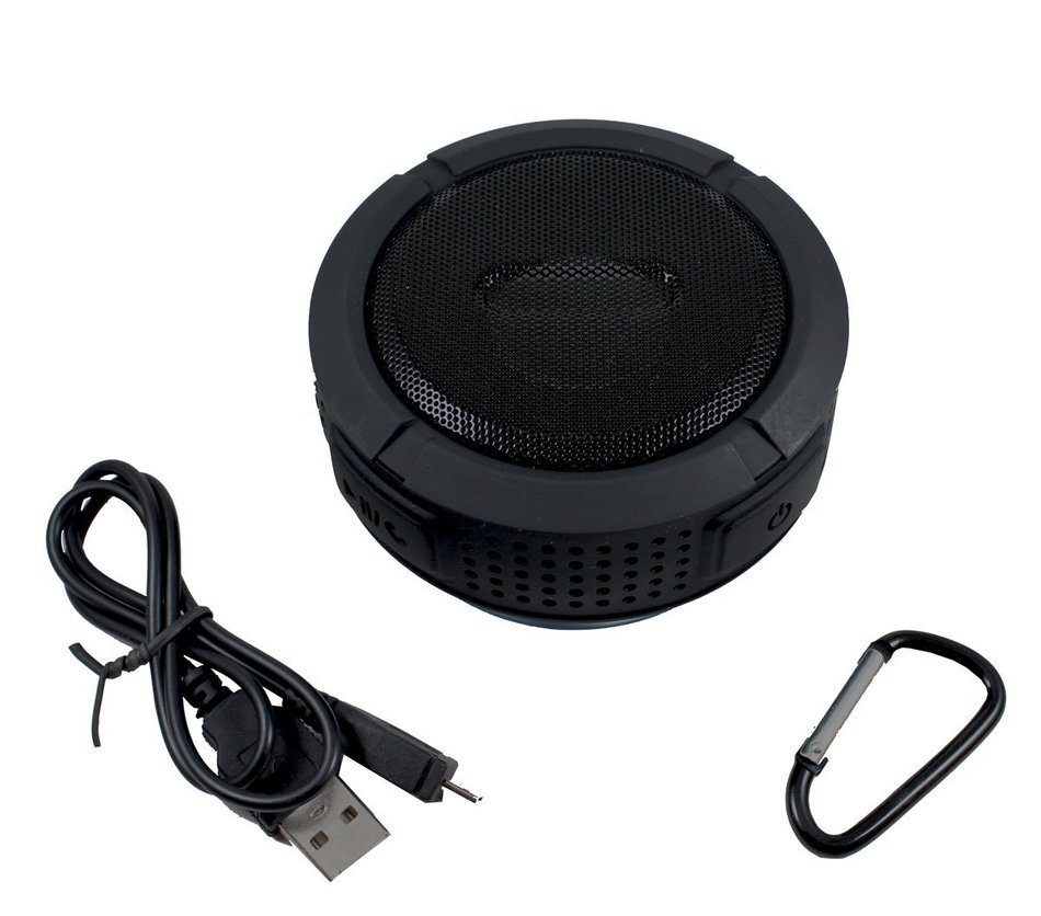 SOUNDXL Blackout C-Series Bluetooth Wireless Waterproof Speaker for iPhones, Android, Tablets, Smartphones and... N4