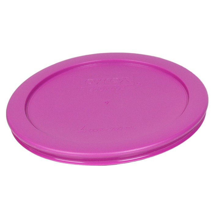 Pyrex 7201-PC Round 4 Cup Storage Lid for Glass Bowls (2, Pink) N2