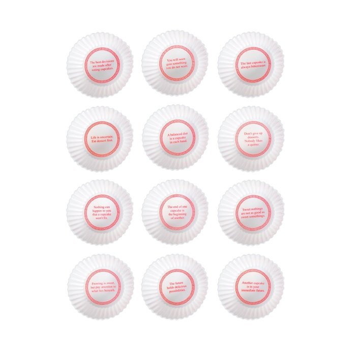 Fred & Friends MUFFIN TOPS Denim-Style Baking Cups, Set of 4 N11