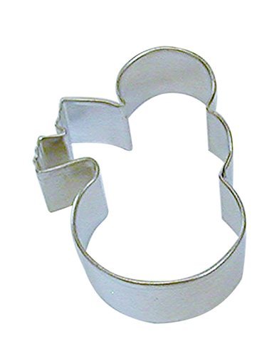 R&M Snow Girl w/Scarf 3" Cookie Cutter in Durable, Economical, Tinplated Steel