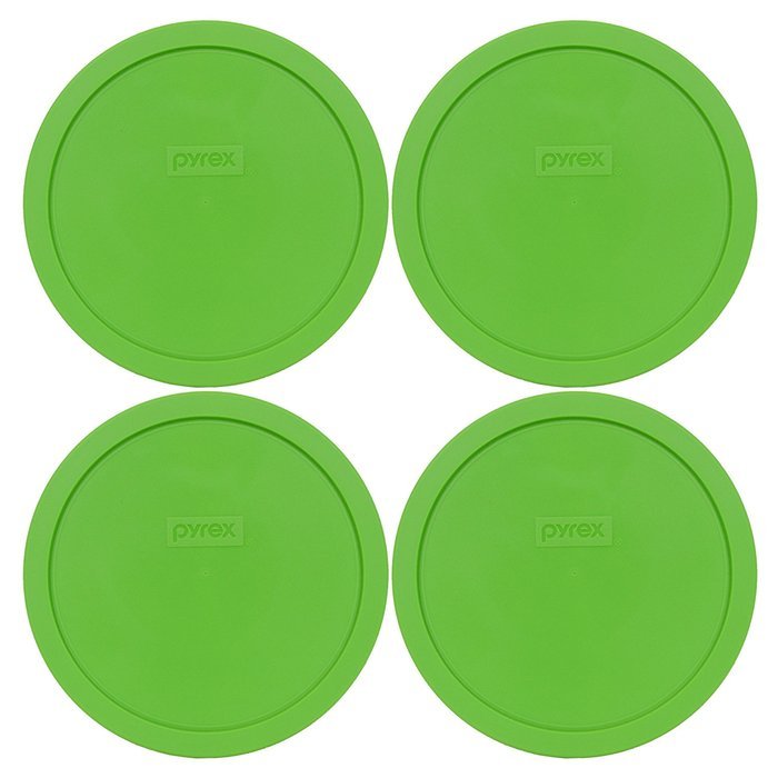 Pyrex 7402-PC Round 6/7 Cup Storage Lid for Glass Bowls (6, Green) N3