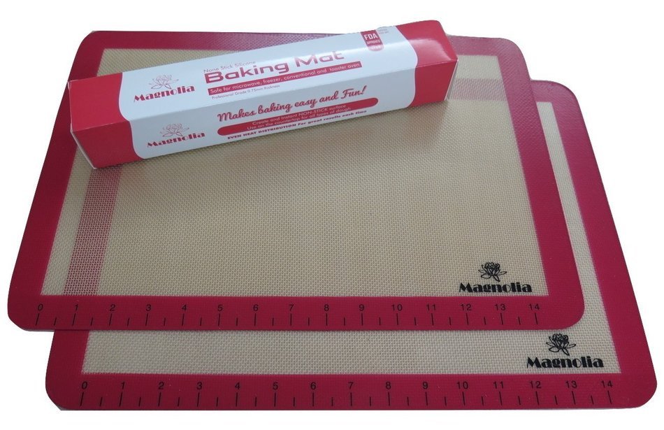 Silicone Baking Mat Set (3) 2 Half Sheets + 1 Qtr Sheet - Professional Grade Non Stick Cookie Sheet - Super Strong...