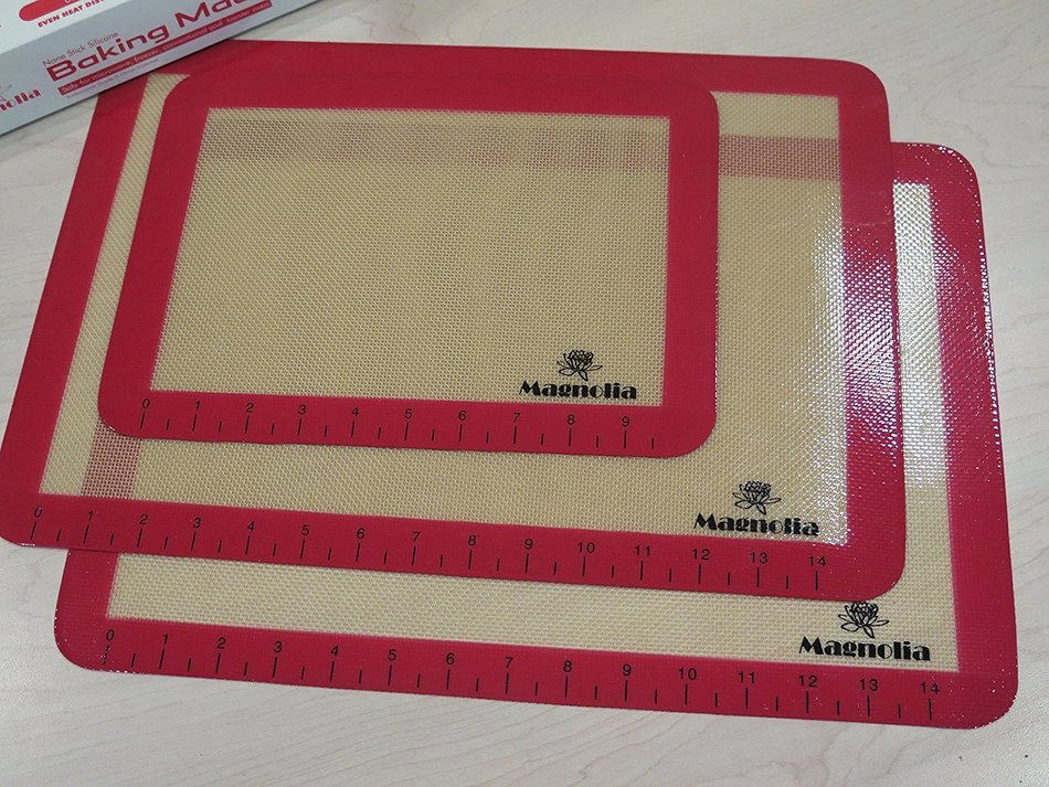 Silicone Baking Mat Set (3) 2 Half Sheets + 1 Qtr Sheet - Professional Grade Non Stick Cookie Sheet - Super Strong... N3