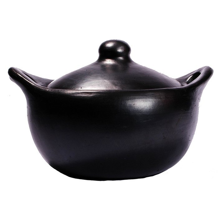 Black Clay, La Chamba Stew Pot - Small - 2.5 Quarts N2