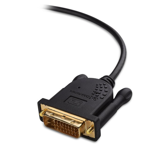 Cable Matters Mini DisplayPort (Thunderbolt&trade; 2 Port Compatible) to DVI Cable in Black 6 Feet N3