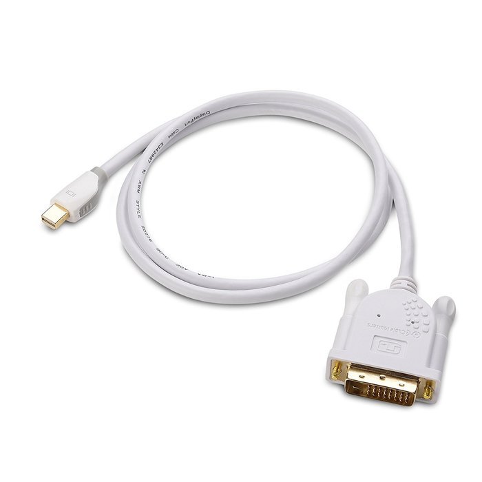 Cable Matters Mini DisplayPort (Thunderbolt&trade; 2 Port Compatible) to DVI Cable in Black 6 Feet N10