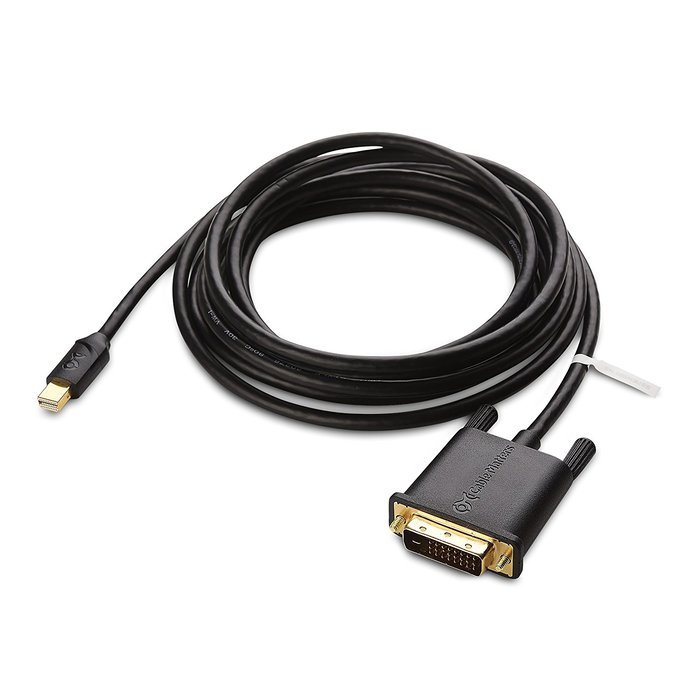Cable Matters Mini DisplayPort (Thunderbolt&trade; 2 Port Compatible) to DVI Cable in Black 6 Feet N12