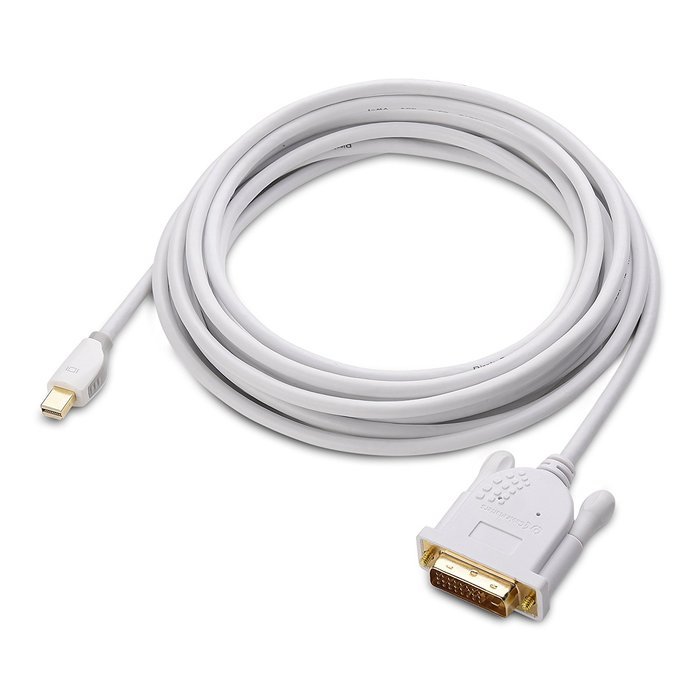 Cable Matters Mini DisplayPort (Thunderbolt&trade; 2 Port Compatible) to DVI Cable in Black 6 Feet N20