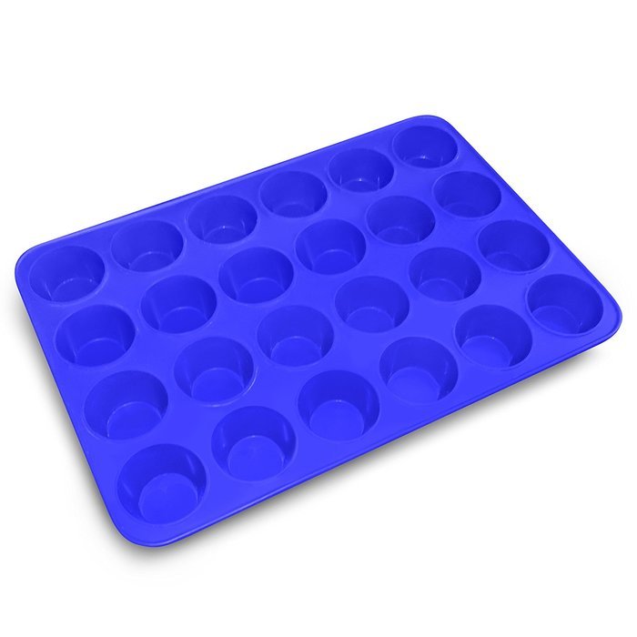 Silicone Baking Molds From BakeStar - 24 Cup Round Shape - Super Premium Quality