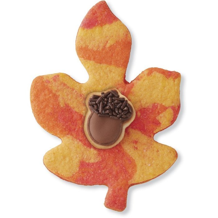 Wilton 2 piece acorn leaf cookie cutter set n4 free image download