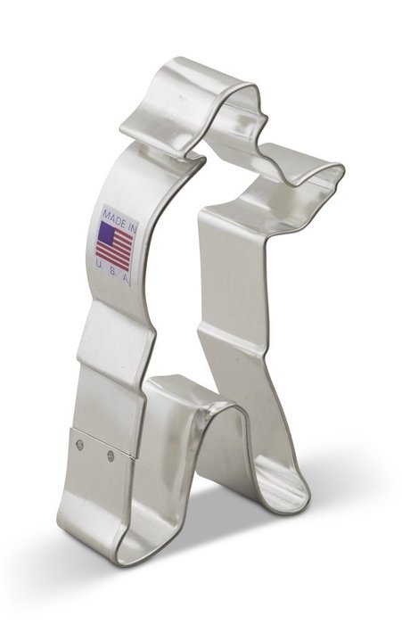 Ann Clark Firefighter Cookie Cutter - 4.25 Inches - Tin Plated Steel