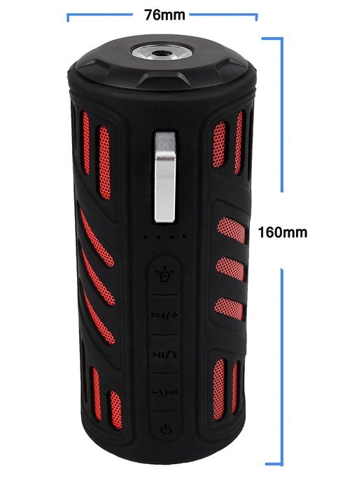 Bavision Waterproof Bluetooth Speakers, Wireless and Instant Compatibility with iPods and iPhones, Built In Subwoofer... N3