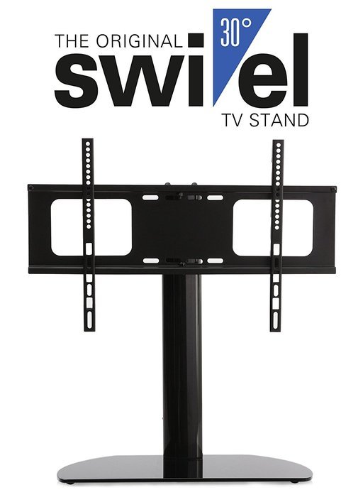 Universal Replacement TV Stand / Base With Swivel Feature fits most 37"-70" TVs Flat Panels, LCD, LED