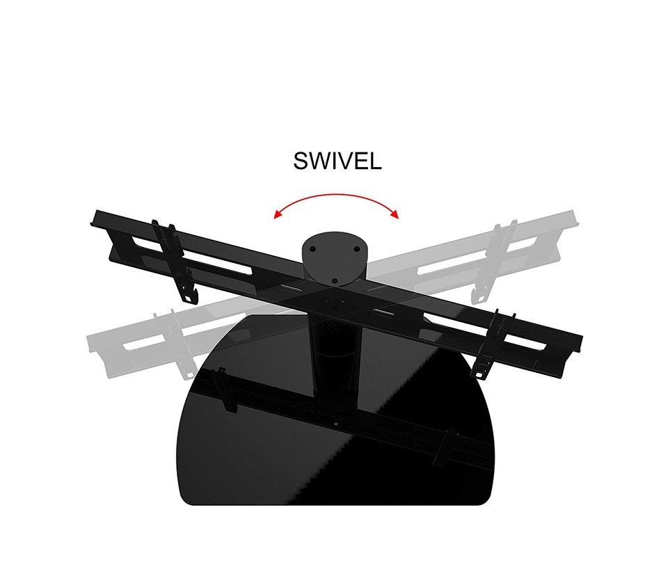 Universal Replacement TV Stand / Base With Swivel Feature fits most 37"-70" TVs Flat Panels, LCD, LED N2