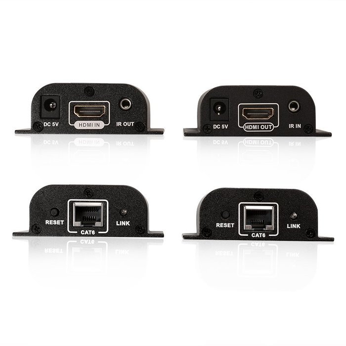 AGPtek 60m HDMI Network Extender Over Single Cable with IR ,Cat5e/6 Ethernet Cable 3D&1080P Supported Compatible... N5