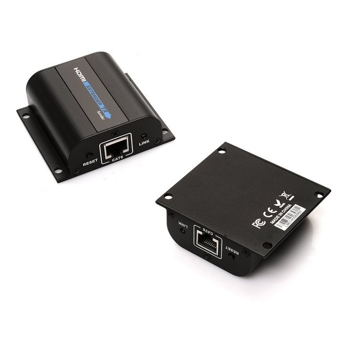 AGPtek 60m HDMI Network Extender Over Single Cable with IR ,Cat5e/6 Ethernet Cable 3D&1080P Supported Compatible... N8