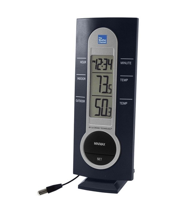The Weather Channel Wireless Thermometer With Sensor by La Crosse Technology