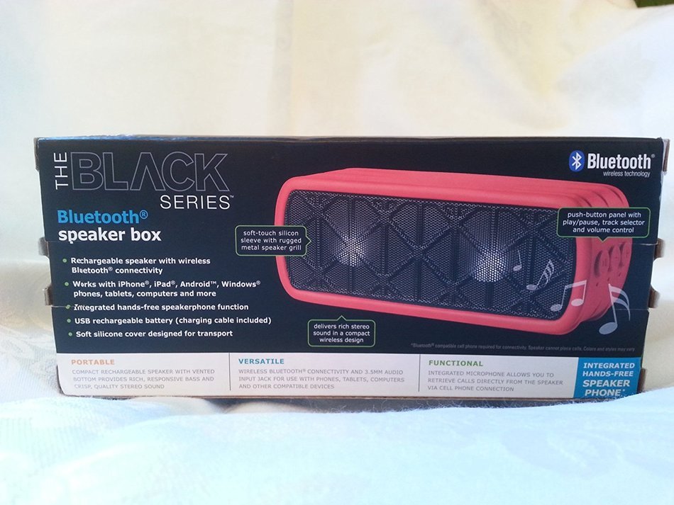 The Black Series Bluetooth Speaker Box (Red) N2