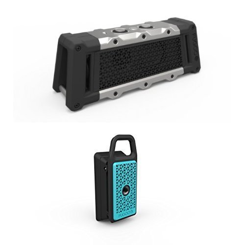 Fugoo Tough Portable Rugged Bluetooth Wireless Speaker with Multi Mount Bundle