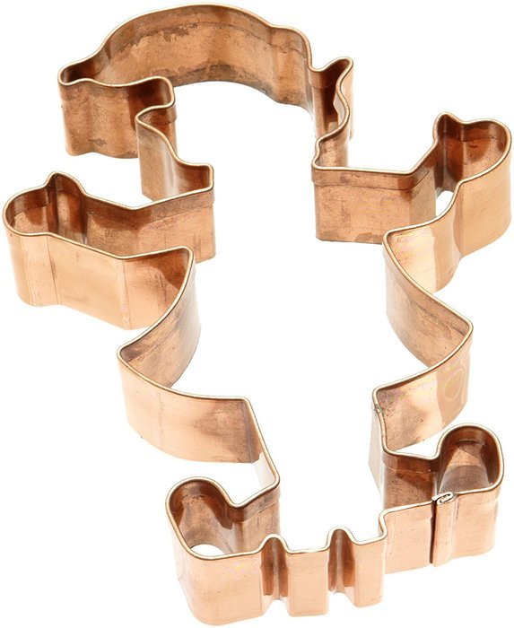 Old River Road Reindeer Shape Cookie Cutter, Copper N5