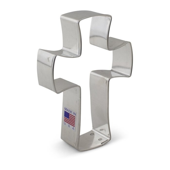 Holy Cross Cookie and Fondant Cutter - Ann Clark - 4.5 Inches - US Tin Plated Steel
