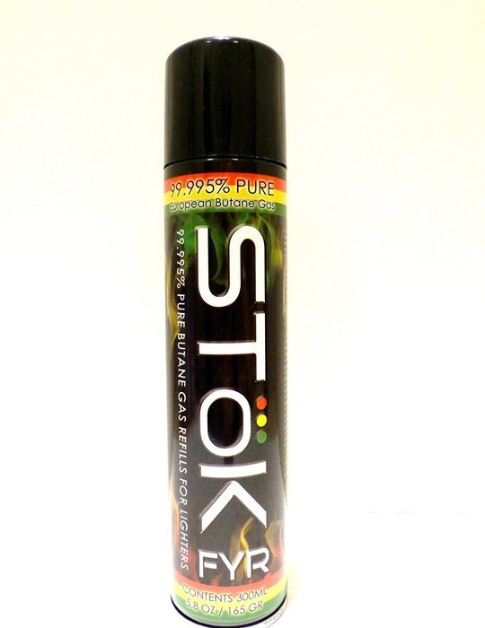 STOK FYR EUROPEAN BUTANE - British Lighter Refill Wholesale Fuel - Ultra refined 300 ML (12) N2