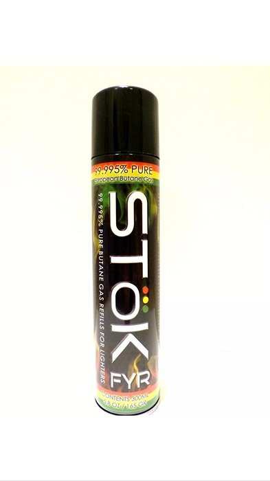 STOK FYR EUROPEAN BUTANE - British Lighter Refill Wholesale Fuel - Ultra refined 300 ML (12) N5