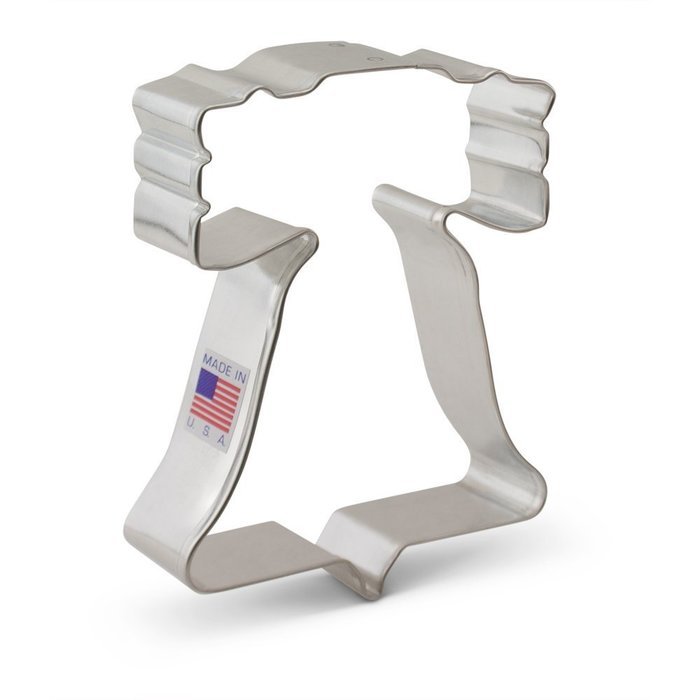 Ann Clark July 4th Liberty Bell Cookie Cutter - 4 Inches - Tin Plated Steel
