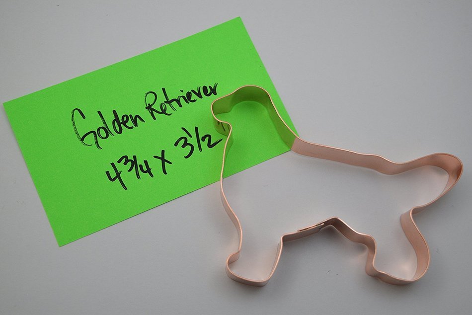 Golden Retriever Cookie Cutter N2