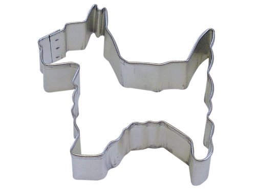 R&M Cookie Cutter, 2.5-Inch, Scottie, Tinplated Steel