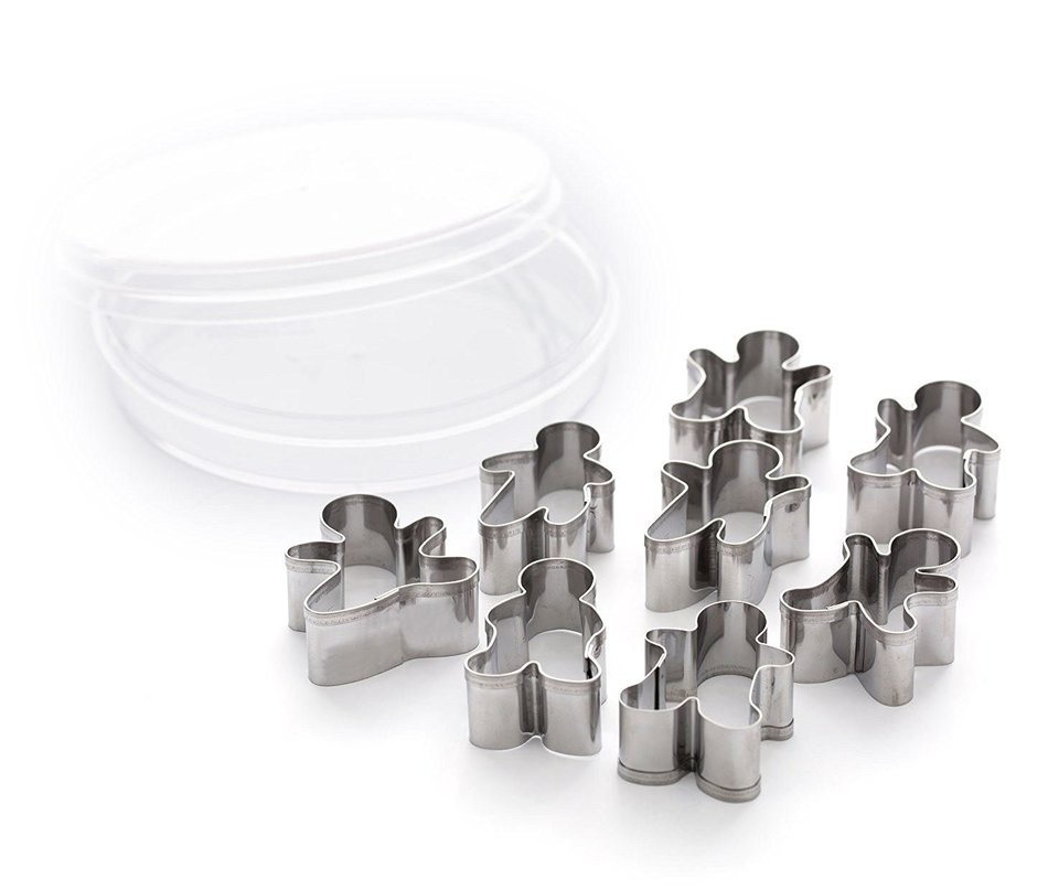 Dexam Mini Gingerbread Men Cookie Cutters 8 Piece Set